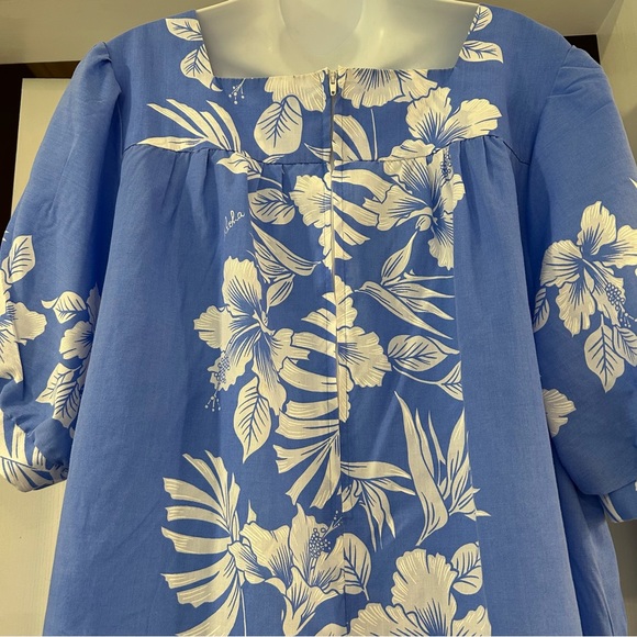 ROYAL CREATIONS HAWAII Short Zippered Muu Muu Size XL Hawaiian Tropical Aloha - Picture 8 of 16